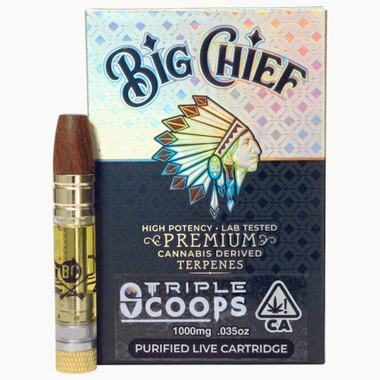 Big Chief - TRIPLE SCOOPS - 1G CDT Cartridge - 1