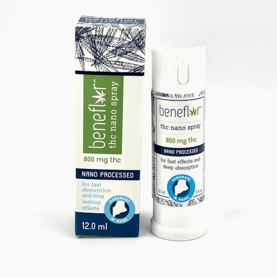 Indico - Beneflor 800mg THC Nano Spray Raspberry - 1