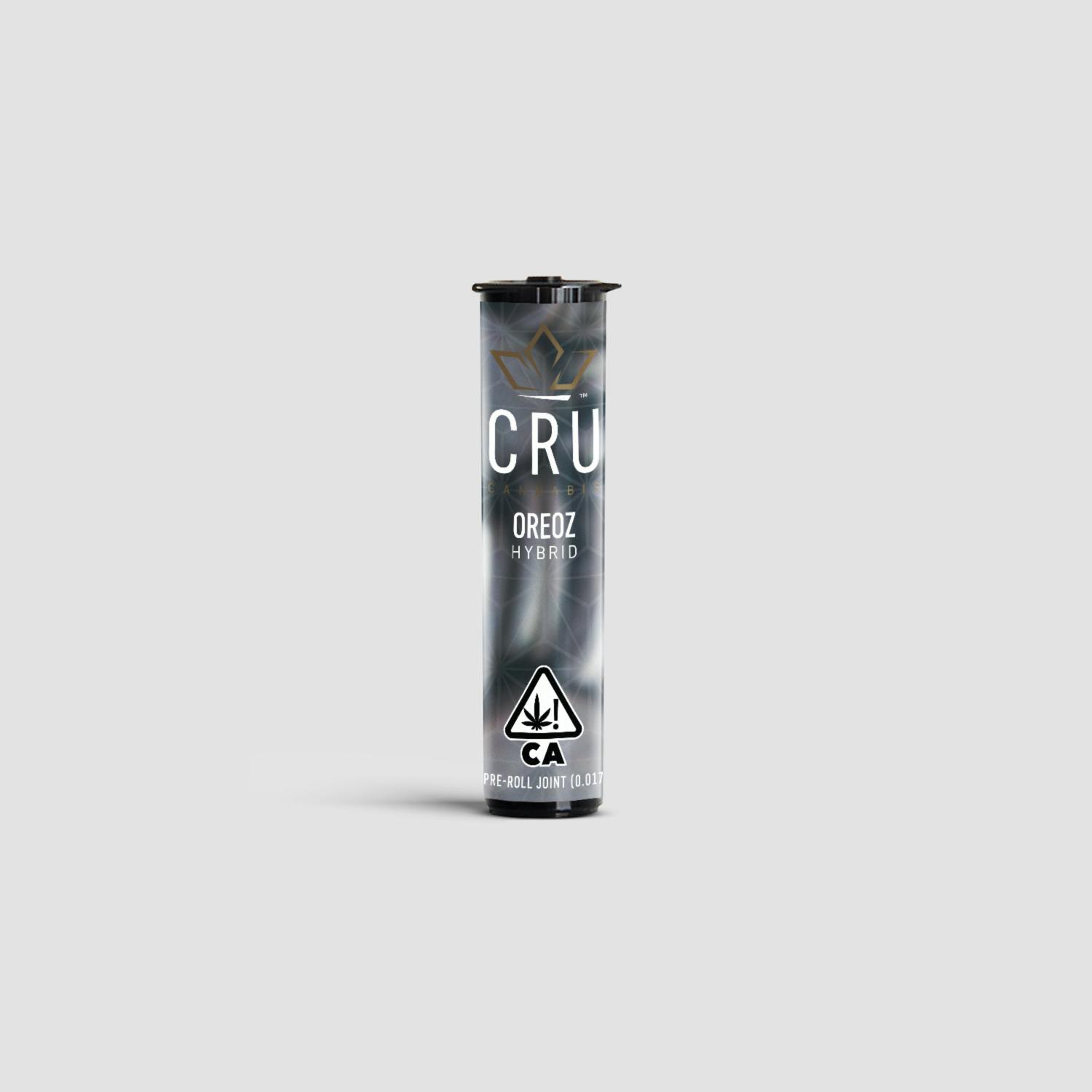 CRU Cannabis - Oreoz (0.5G Pre-Roll) - 1