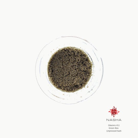 NASHA - Glaciers #11 Green Unpressed Hash - 1