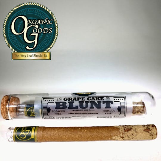 Organic Goods - Grape Cake TF Blunt Dipped in Badder and Kief 2g - 1