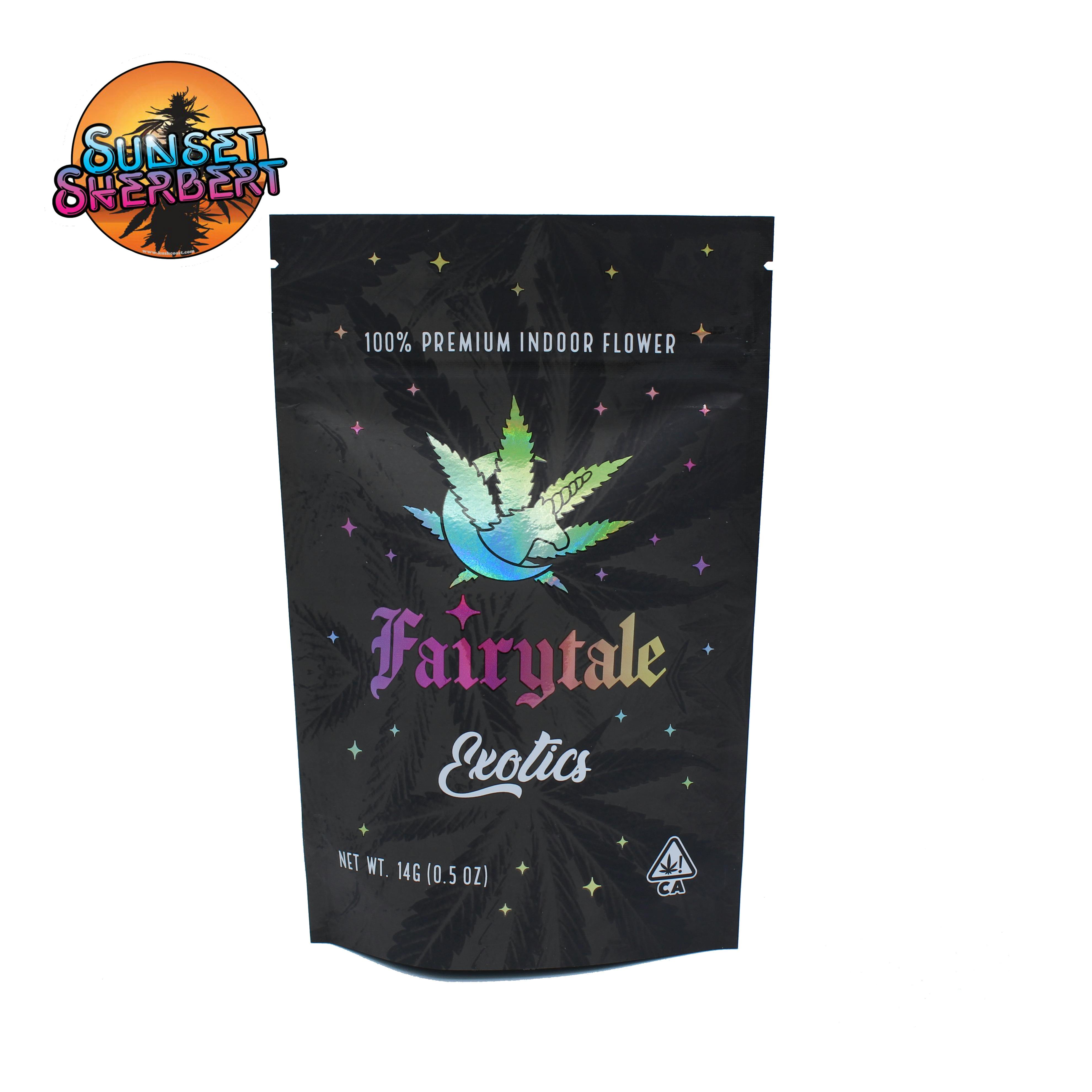 Fairytale - FAIRYTALE EXOTICS | 14 Gram Sunset Sherbet Premium Indoor (INDICA) 29% THC - 1