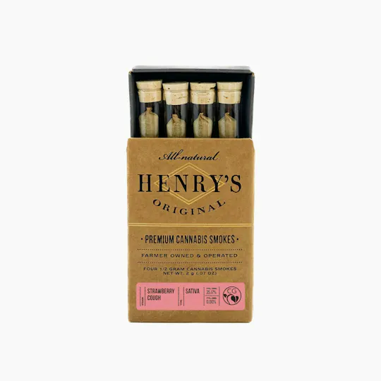 Henry's Original - Henry's Original | Strawberry Cough | Joints | 0.5g each | 4pk - 1