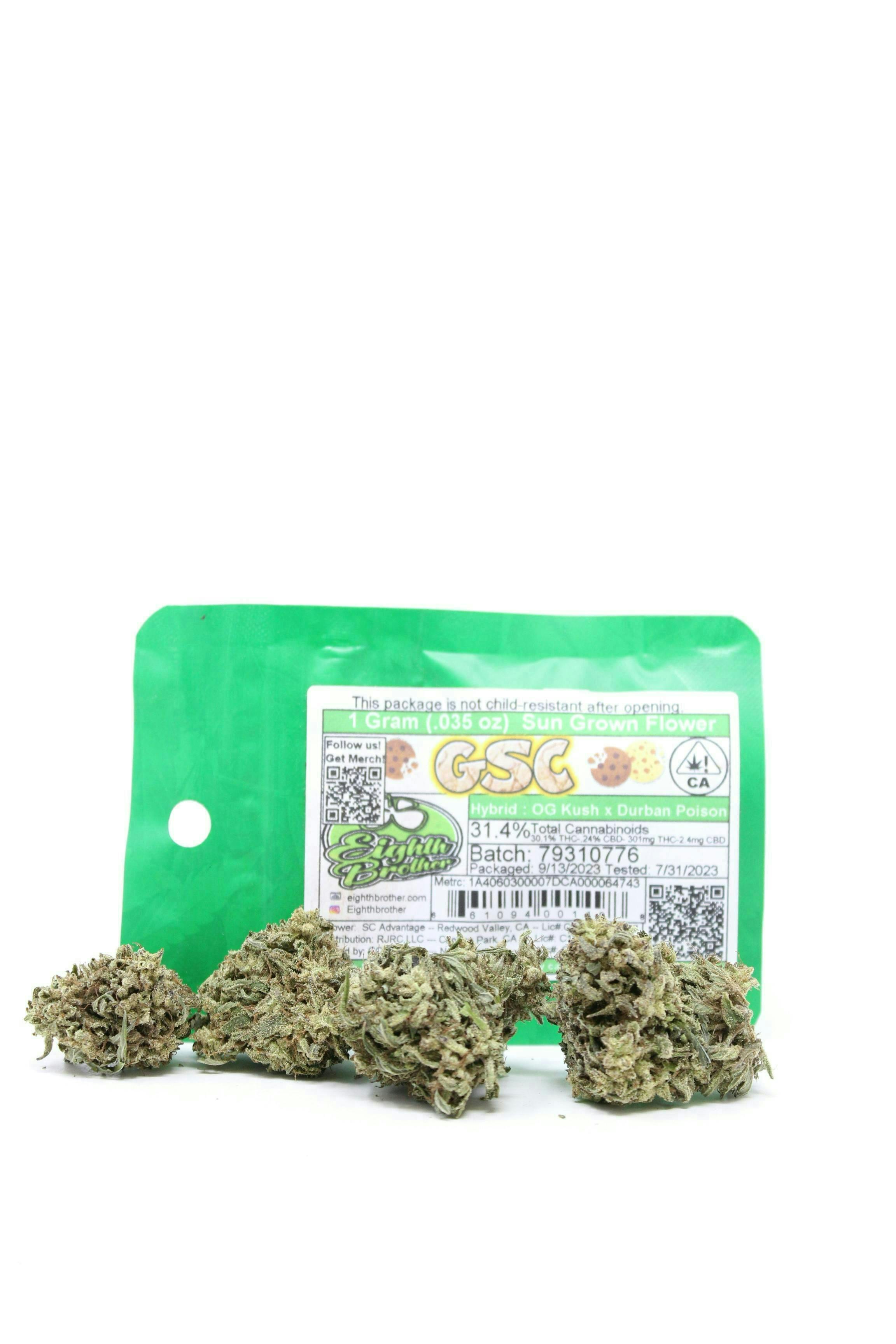 Eighth Brother - Eighth Brother | GSC | Big Buds | 1g - 1