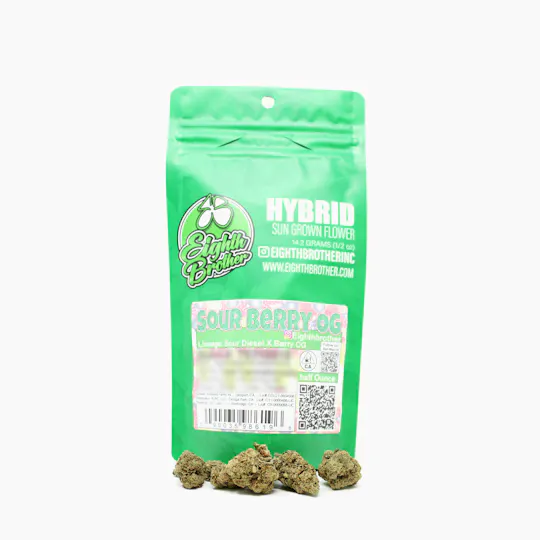 Eighth Brother - Eighth Brother | Sour Berry OG | Big Buds | 14g - 1