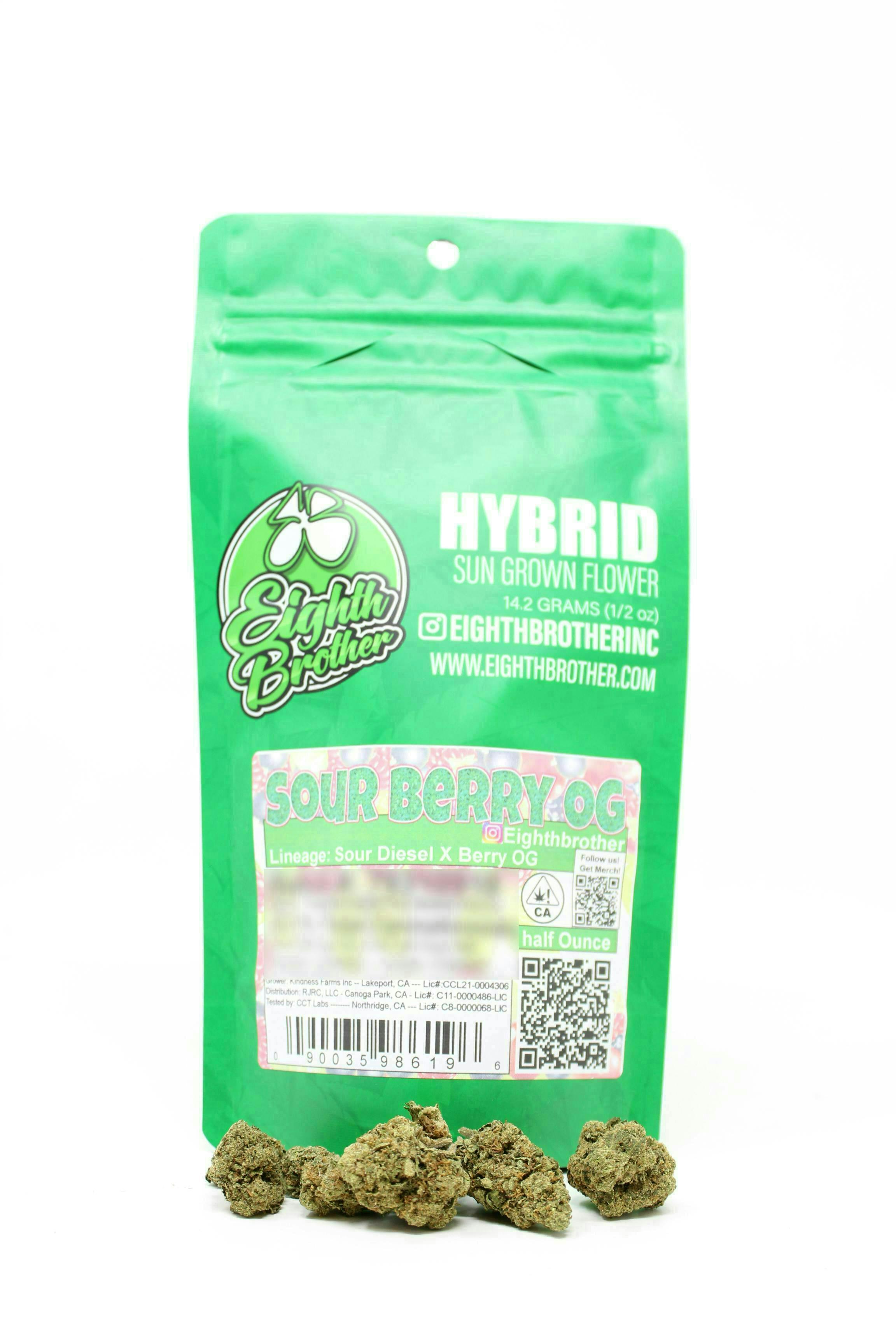 Eighth Brother - Eighth Brother | Sour Berry OG | Flower | 14g - 1