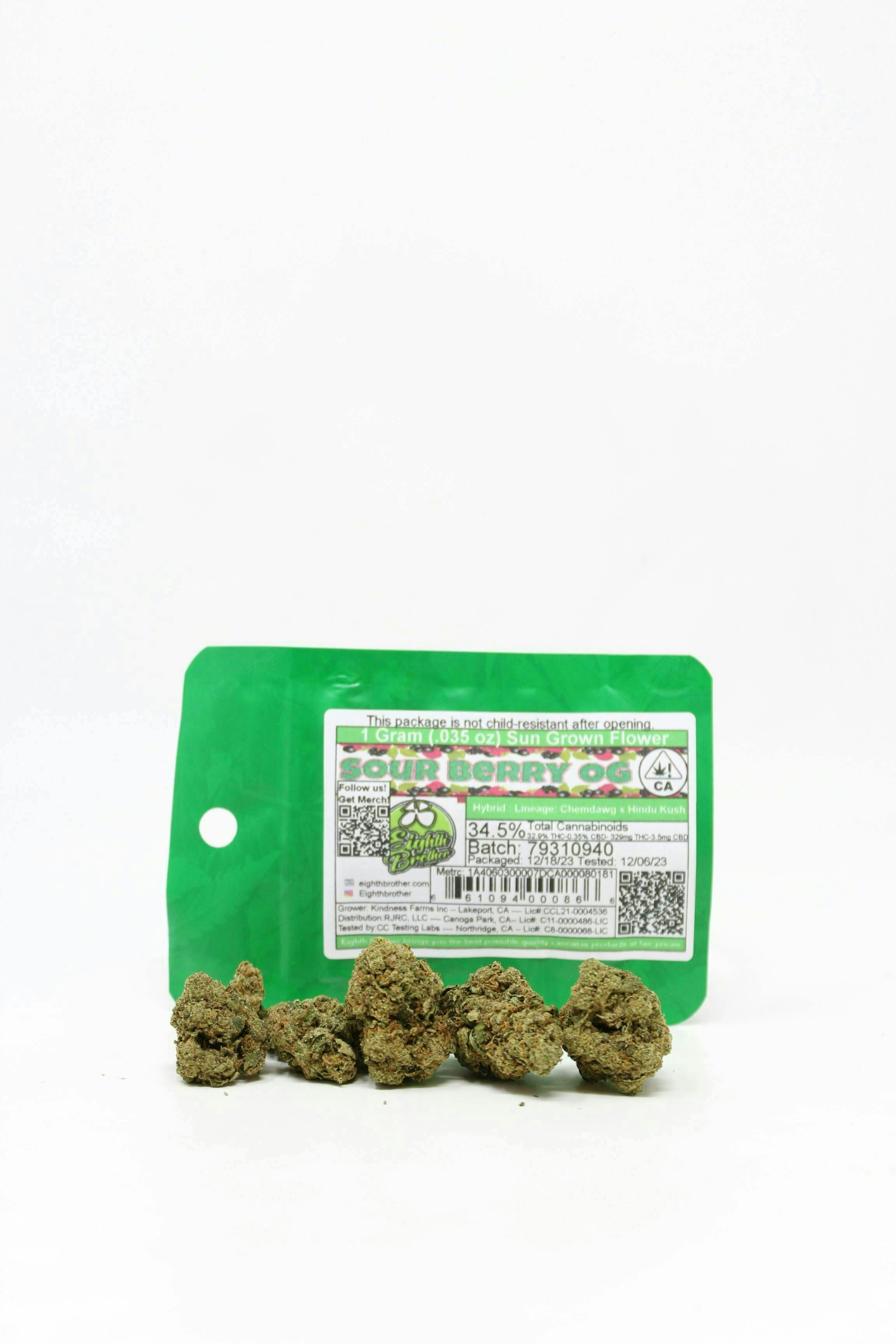 Eighth Brother - Eighth Brother | Sour Berry OG | Big Buds | 1g - 1