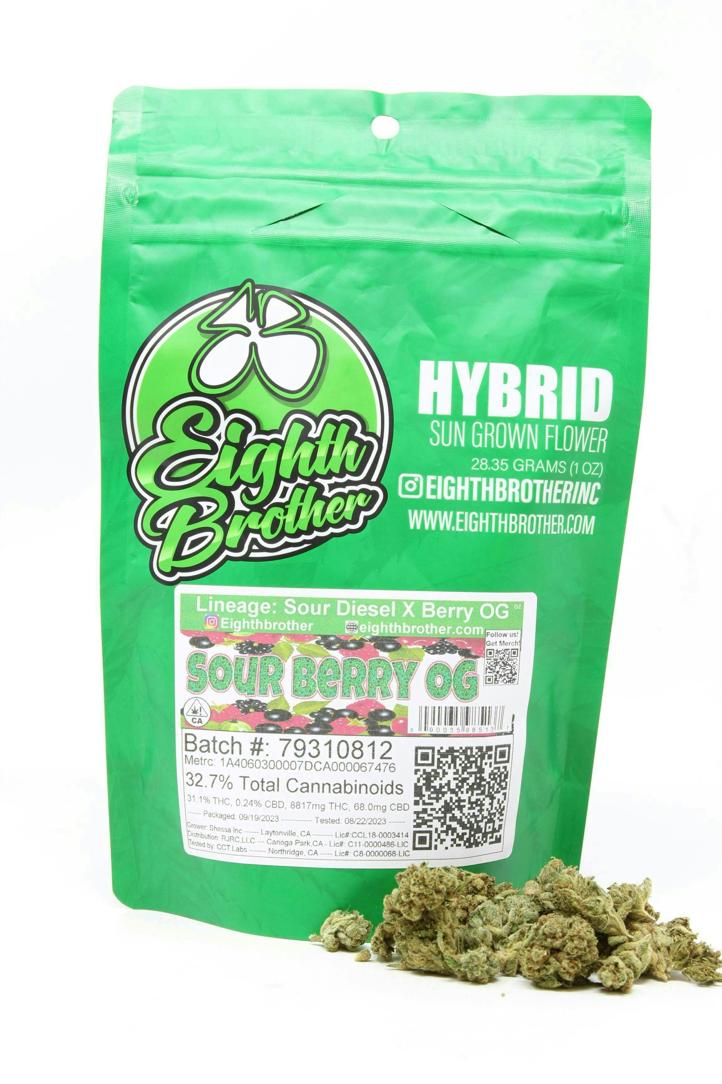 Eighth Brother - Eighth Brother | Sour Berry OG | Big Buds | 28g - 1