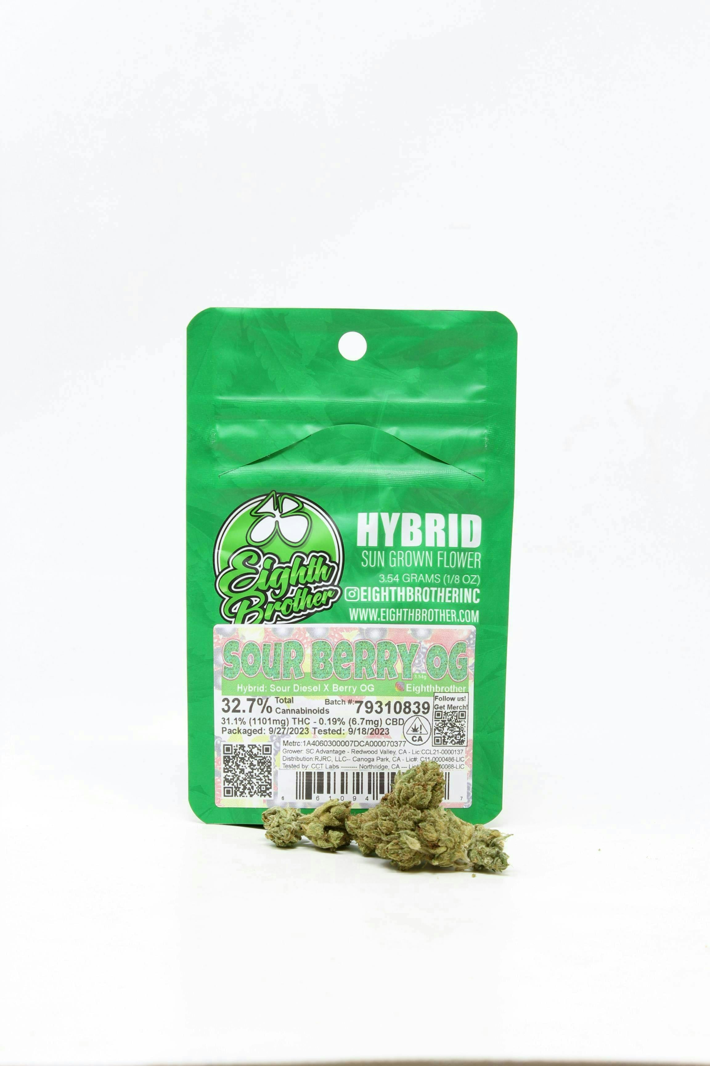 Eighth Brother - Eighth Brother | Sour Berry OG | Big Buds | 3.54g - 1