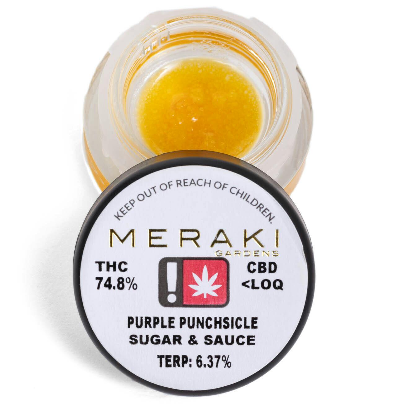 Meraki Gardens - Meraki Gardens | Purple Punchsicle | 1g Sugar & Sauce - 1