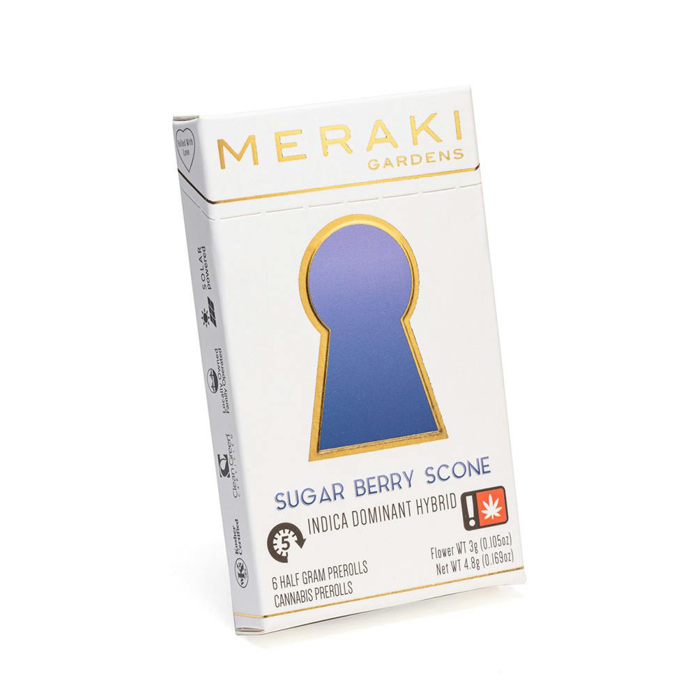 Meraki Gardens - Meraki Gardens | Sugar Berry Scone | 0.5g Pre Roll 6ct - 1