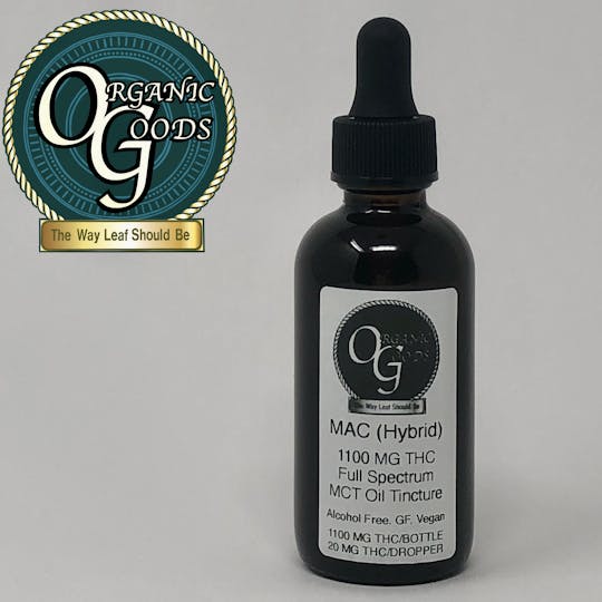 Organic Goods - OG 1100 MG THC Full Spectrum Tincture MAC - 1
