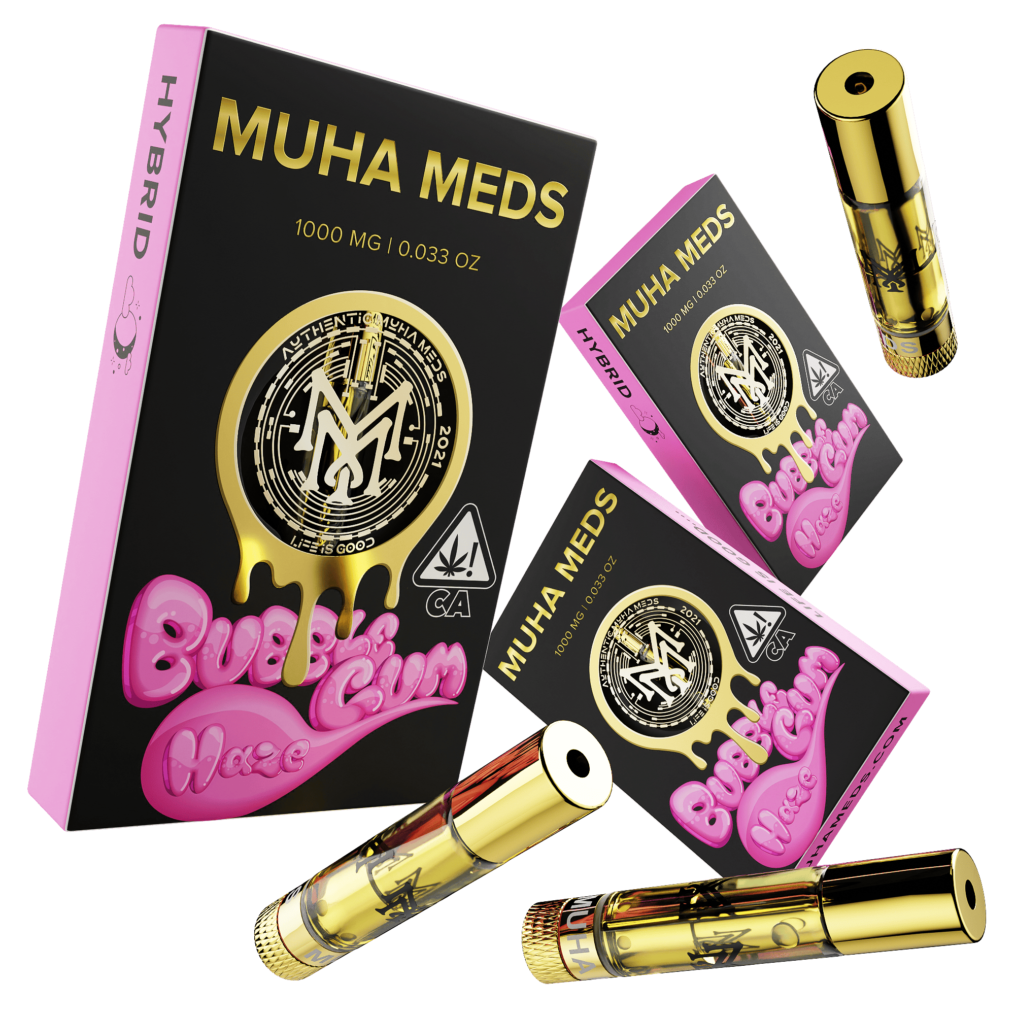 Muha Meds - MI Muha Meds | Bubblegum Haze | Cartridge | 1g - 1