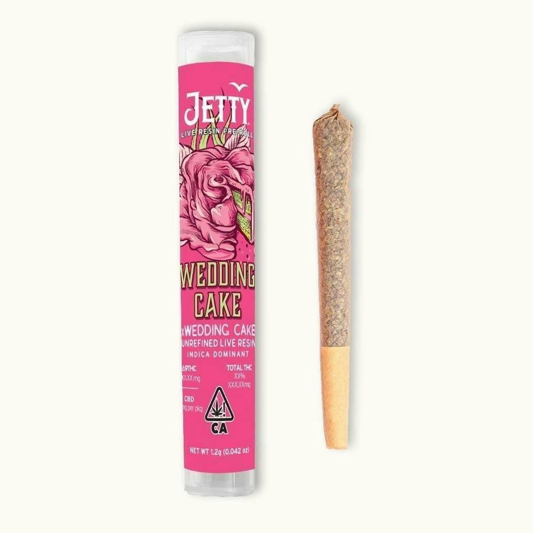 Jetty Extracts - Wedding Cake x Wedding Cake | Live Resin Infused Joint | 1g - 1