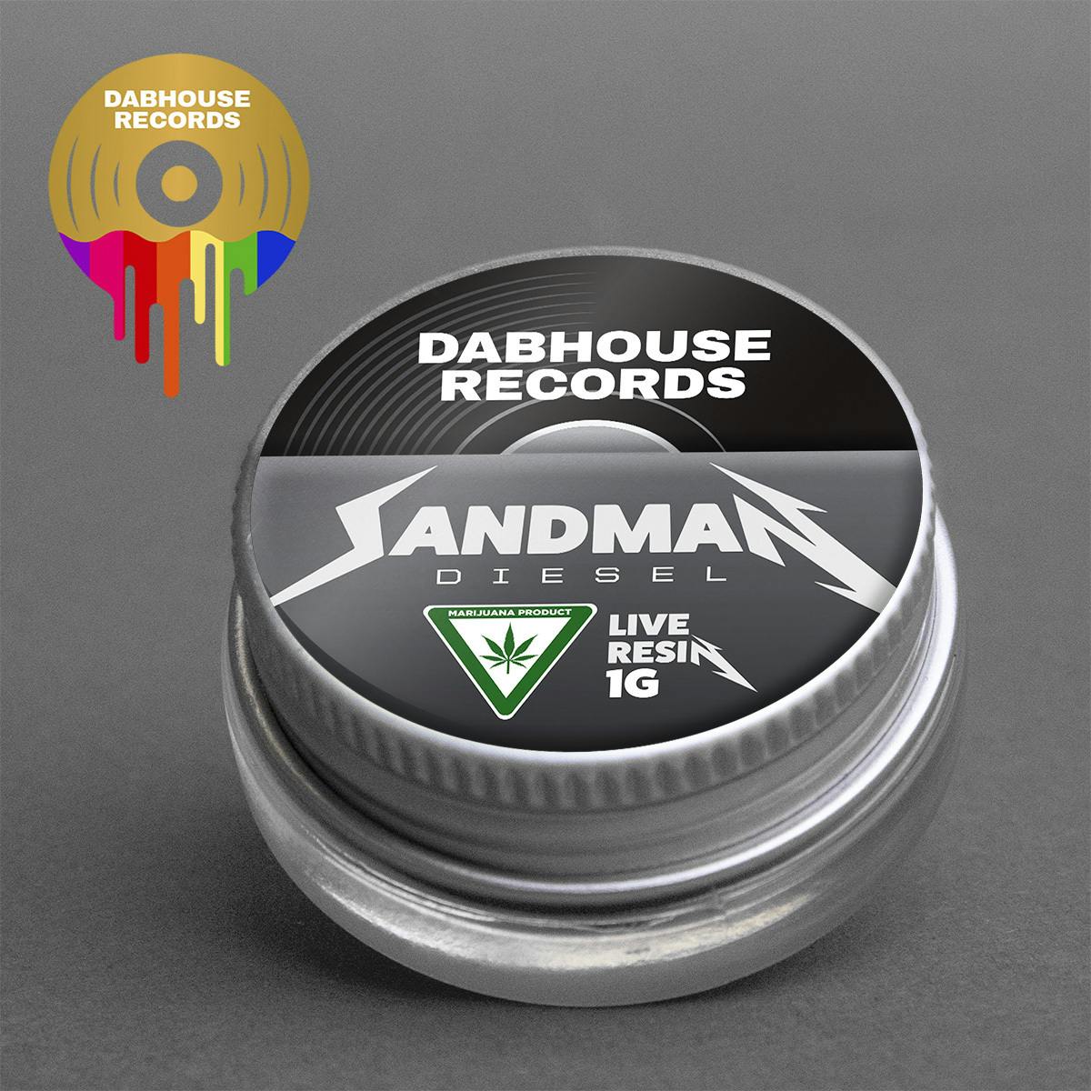 Dabhouse Records - Sandman Diesel • 1G Live Resin • Dabhouse Records | MED - 1