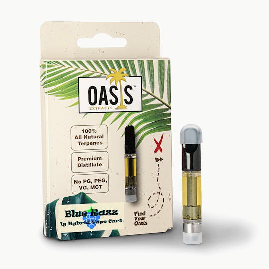 Monster Xtracts - Oasis | Blue Razz 1g 510 Cart - 1