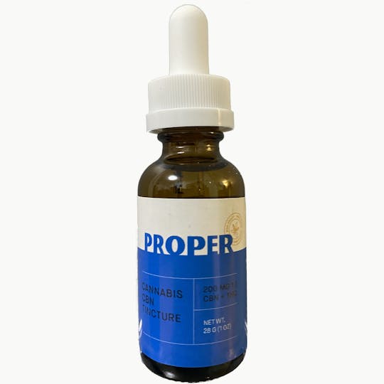 Proper Bakehouse - 1:1 MCT Tincture (CBN+THC) - 100mg CBN 100mg THC - 1