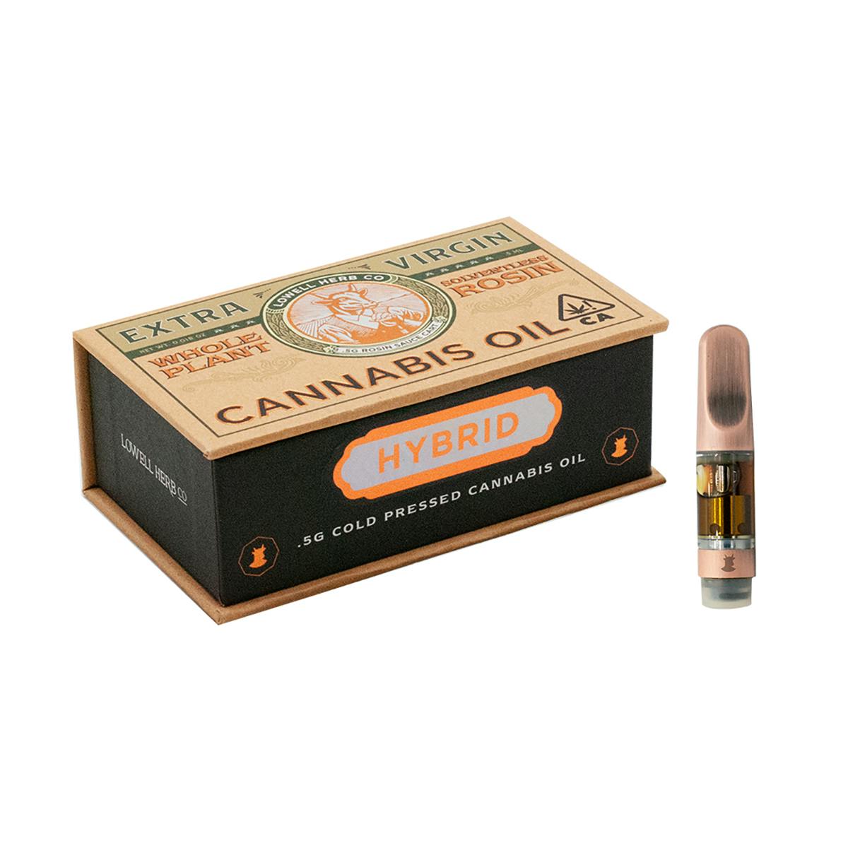 Lowell Herb Co. - 510 Solventless Cart I Cookies N Cream I Hybrid - 1