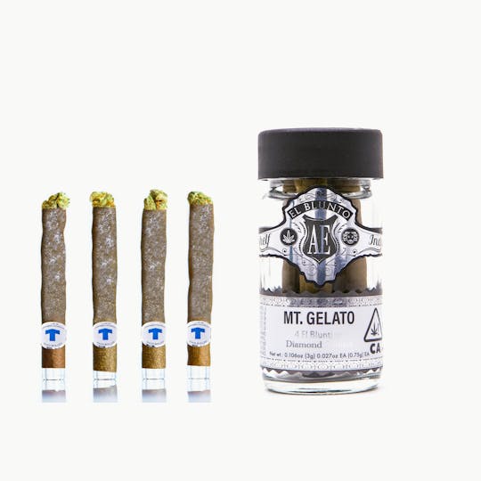 El Blunto by Albert Einstone's - El Bluntito x Heights - 4-Pack - Mt Gelato - Diamond Infused 4 x .85G - 1
