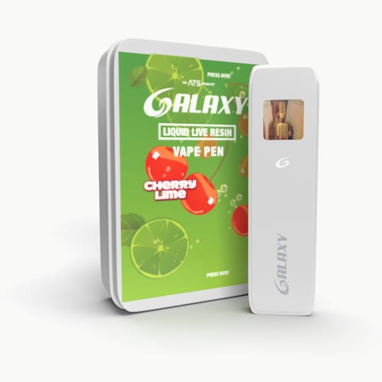 Galaxy - Cherry Lime 100% Liquid Live Resin Disposable (Hybrid) - OK - 1