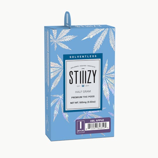 STIIIZY - Vape Cartridge - DBL APPLE .5G Solventless Live Rosin Pod - STIIIZY - 1