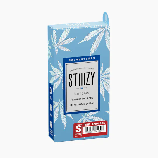STIIIZY - Vape Cartridge - PINK LEMONADE .5G Solventless Live Rosin Pod - STIIIZY - 1