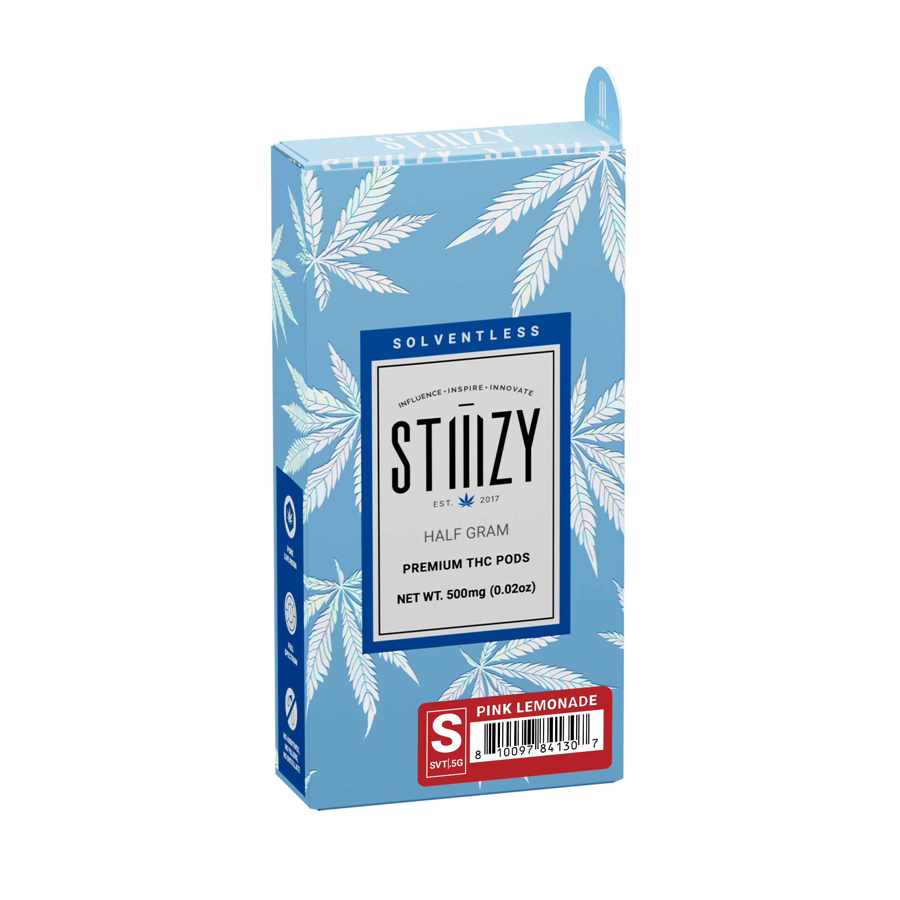 STIIIZY - Vape Cartridge - PINK LEMONADE .5G Solventless Live Rosin Pod - STIIIZY - 1