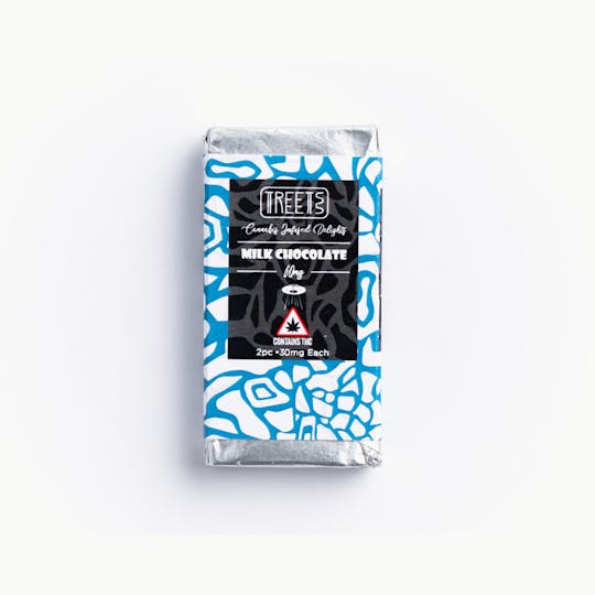 Brigid Farm - TREETS 60mg Milk Chocolate Mini Bar - 1
