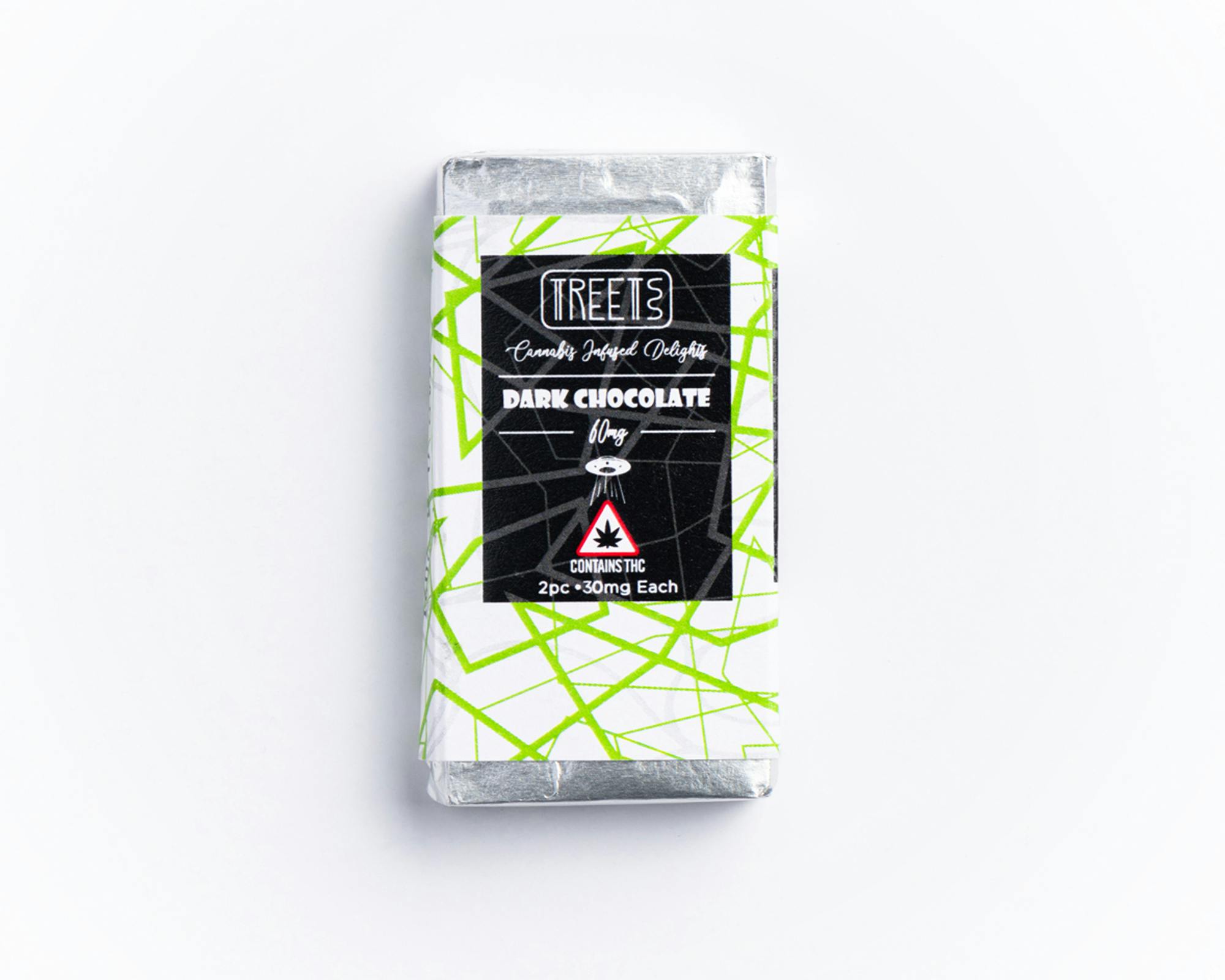 Brigid Farm - TREETS 60mg Dark Chocolate Mini Bar - 1