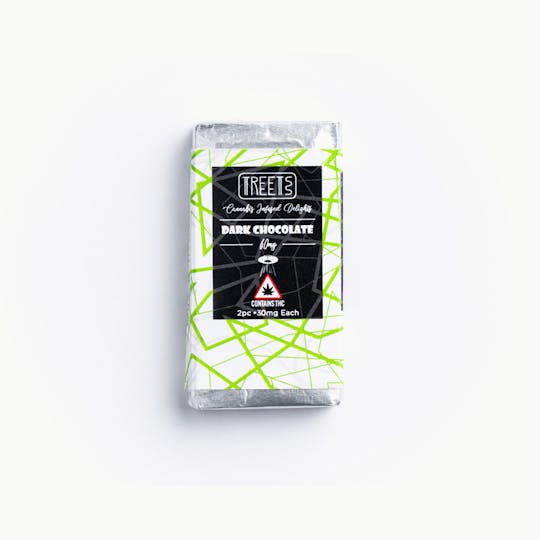 Brigid Farm - TREETS 60mg Dark Chocolate Mini Bar - 1