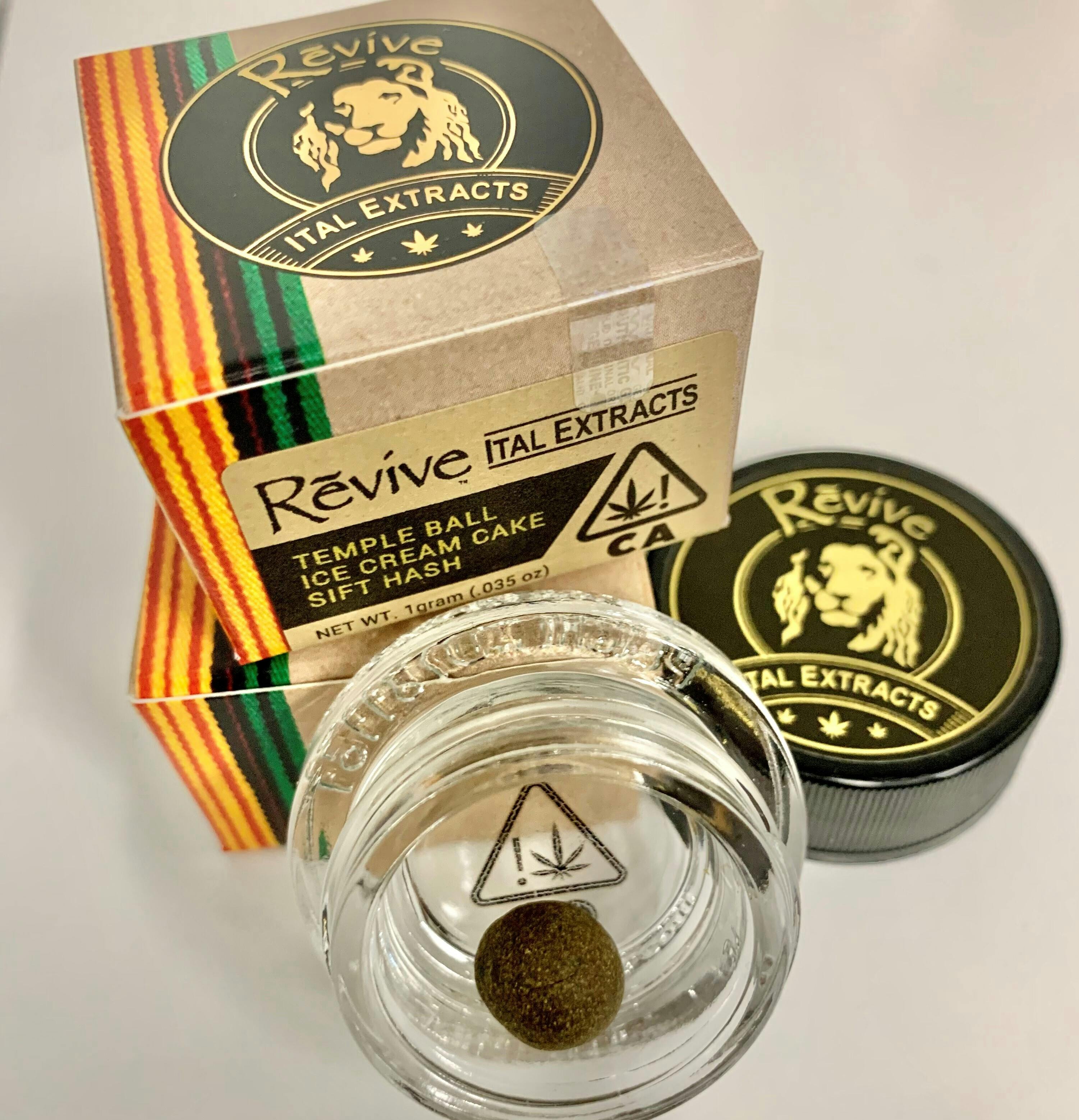 Revive Pure Life - Temple Ball- Ice Cream Cake Sift Hash - 1