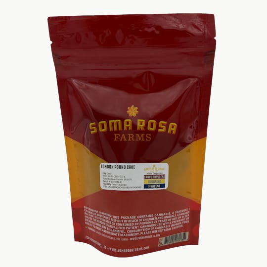 Soma Rosa Farms - London Pound Cake - 1 Oz Pouch - 1