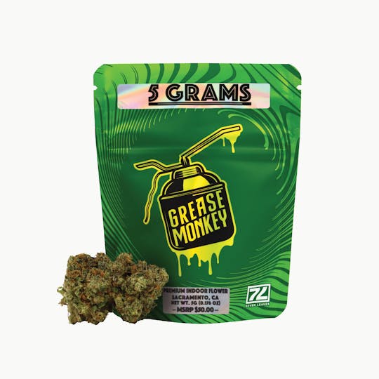 Seven Leaves - Grease Monkey 5g Flower Pouch - 1