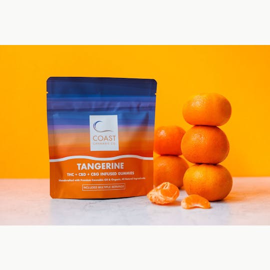 Coast Cannabis Co. - Tangerine THC:CBD:CBG Gummies - 1