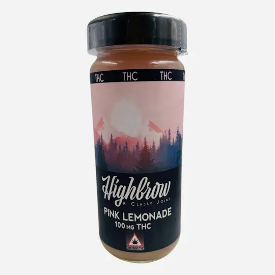 Indico - Highbrow Pink Lemonade 100mg Nano THC Drink - 1
