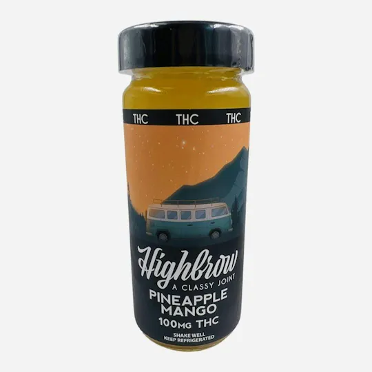 Indico - Highbrow Pineapple Mango 100mg Nano THC Drink - 1