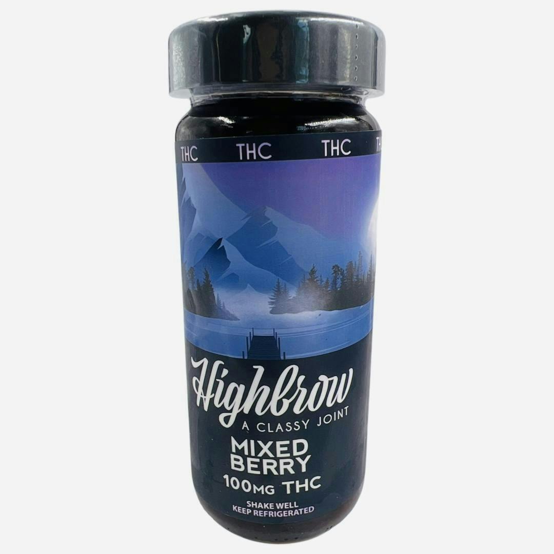 Indico - Highbrow Mixed Berry 100mg Nano THC Drink - 1