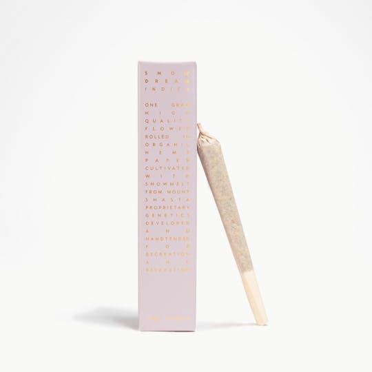 A Golden State - Snow Dream (Indica) - 1g Pre-Roll - 1