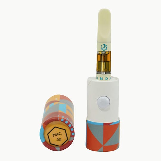 Sunday Extracts - 0.5g Live Resin Cartridge MAC - 1