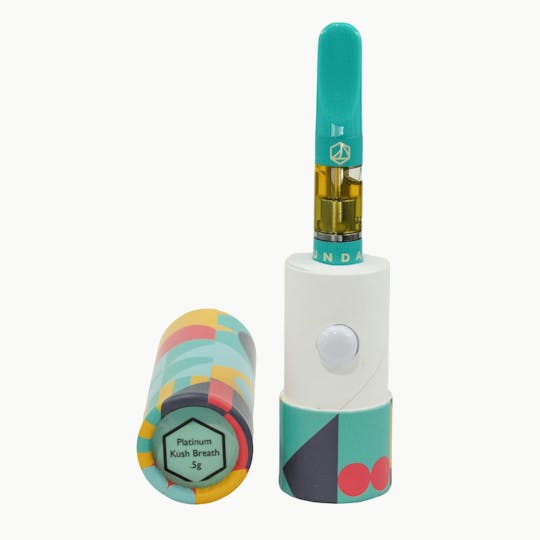 Sunday Extracts - 0.5g Live Resin Cartridge Platinum Kush Breath - 1