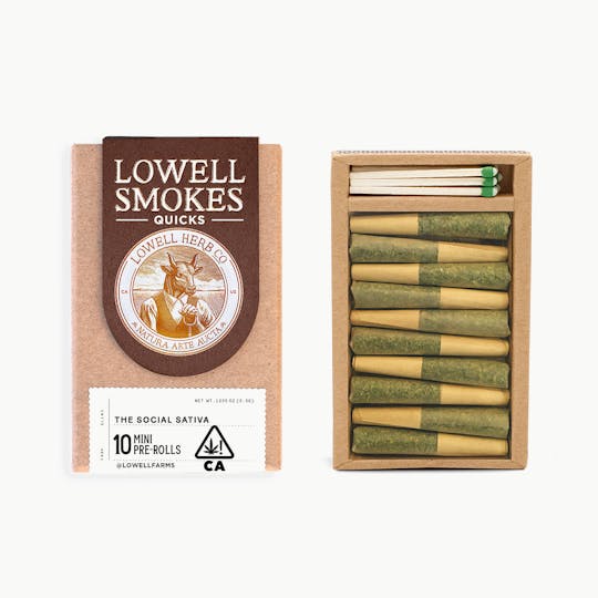 Lowell Herb Co. - Lowell Quicks | 3.5g Pre-Roll Pack | The Social Sativa - 1