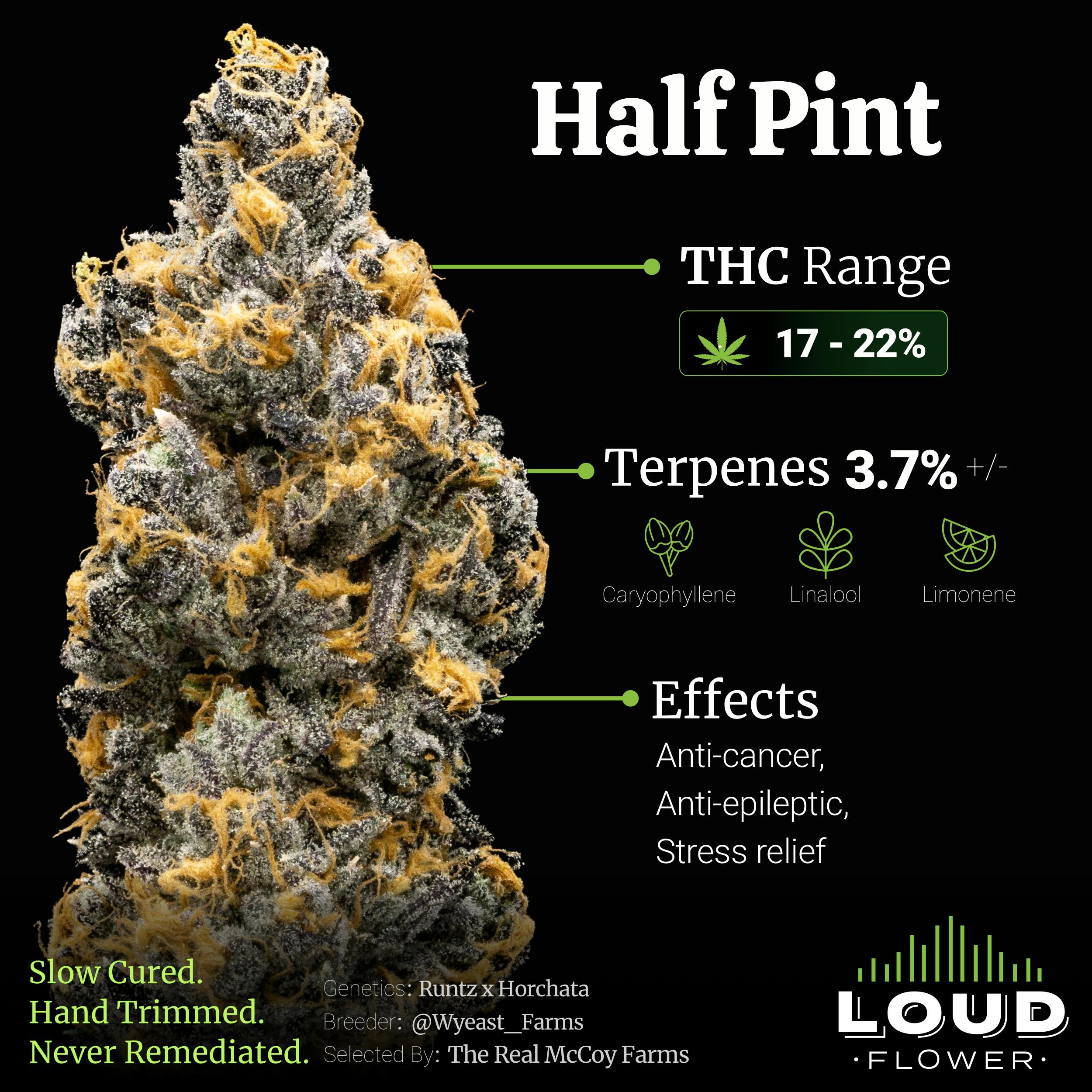 MI Loud Flower Farms - Half Pint - 1