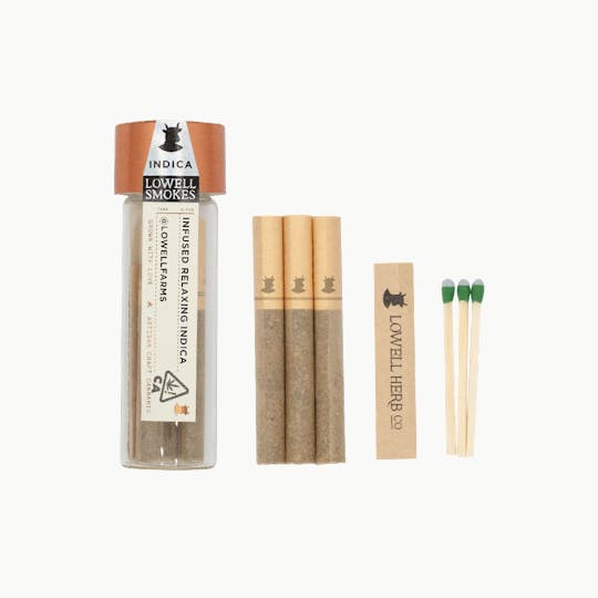 Lowell Herb Co. - Lowell Smokes | 2.1G 3pk Infused | The Relaxing Indica - 1