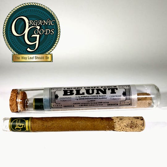 Organic Goods - Cherry Grape Punch Blunt Dipped in Badder & Kief 2.5g - 1