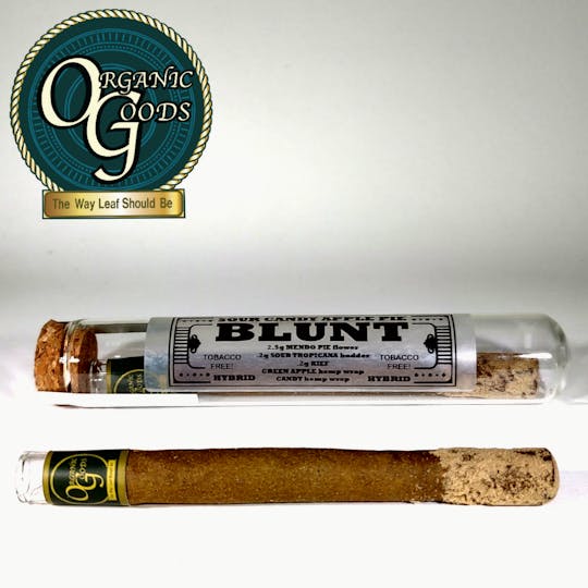Organic Goods - Sour Candy Apple Pie TF Blunt Dipped in Badder & Kief 2.5g - 1