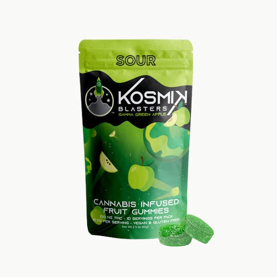 Kosmik Brands - Sour Blaster 100mg - Gamma Green Apple | NV - 1