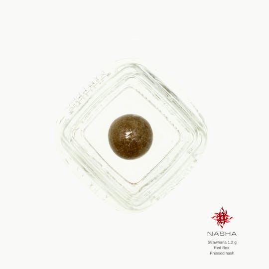 NASHA - Strawnana 1.2g Red Pressed Hash (Clear Water Farms) - 1