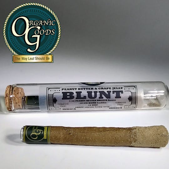 Organic Goods - Organic Goods TF Blunt Dipped in Badder & Kief Peanut Butter & Jelly 2.8 G - 1
