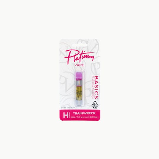 Platinum Vape - Platinum Vape Trainwreck (Hybrid) 510 thread cartridge 1g - 1