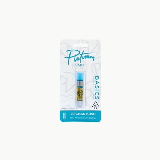 Platinum Vape - Platinum Vape Afghan Kush (Indica) 510 thread cartridge 1g - 1